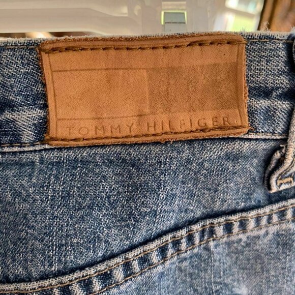 Tommy Hilfiger Womens Jeans Classic Fit Blue Denim Zipper Straight Leg - Picture 6 of 8